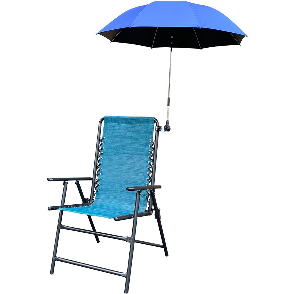 Outdoor Essentials Blue Universal Parasol with Clamp 1m Image 5