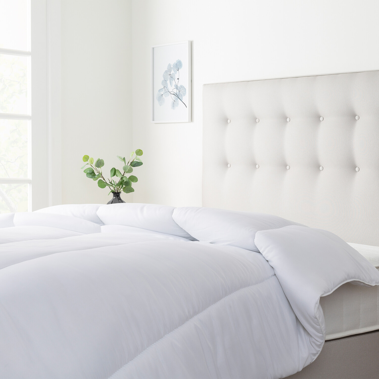 Slumberdown Perfectly Bouncy Duvet - White / King Image 4