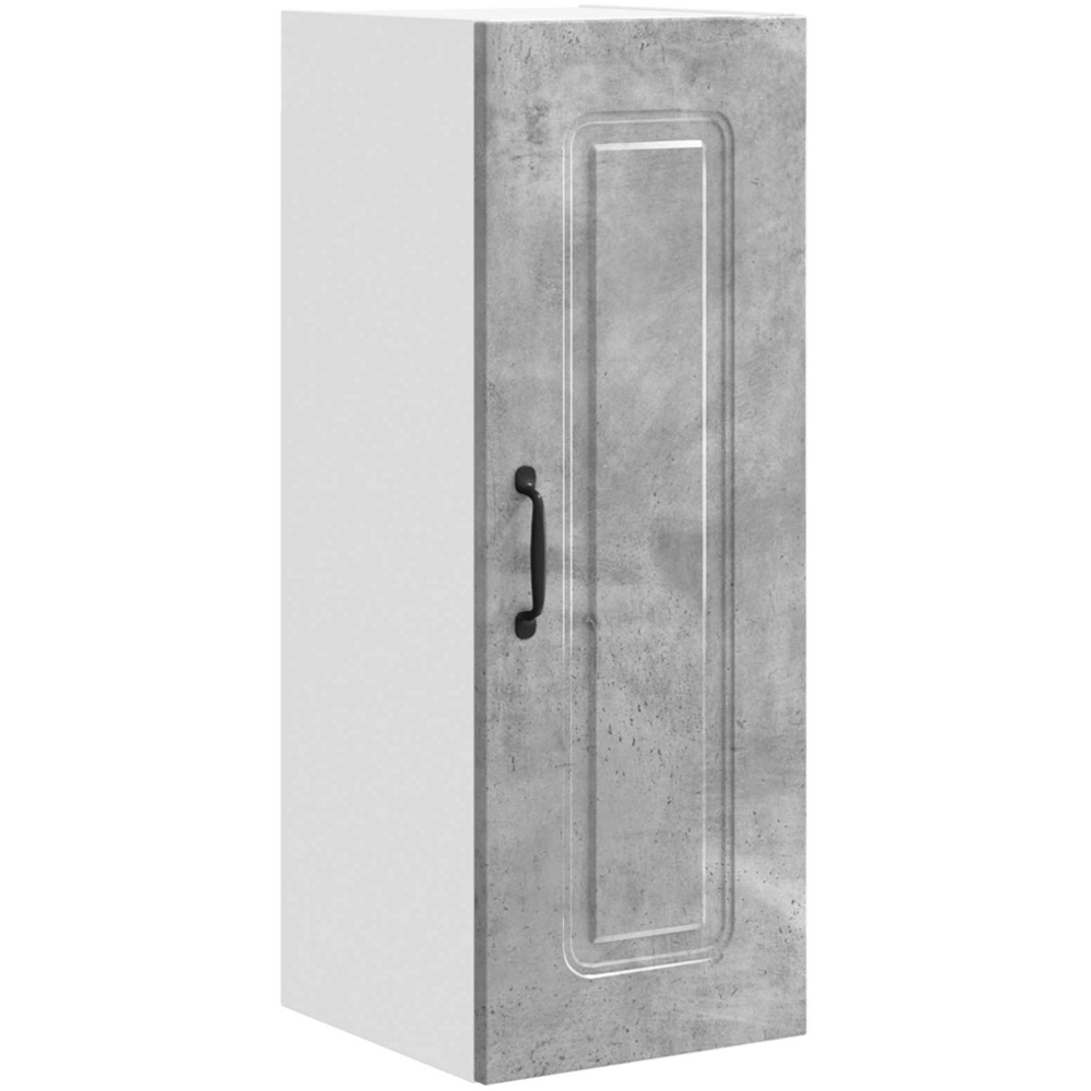 vidaXL Kalmar Single Door Concrete Grey Wall Kitchen Cabinet Image 2