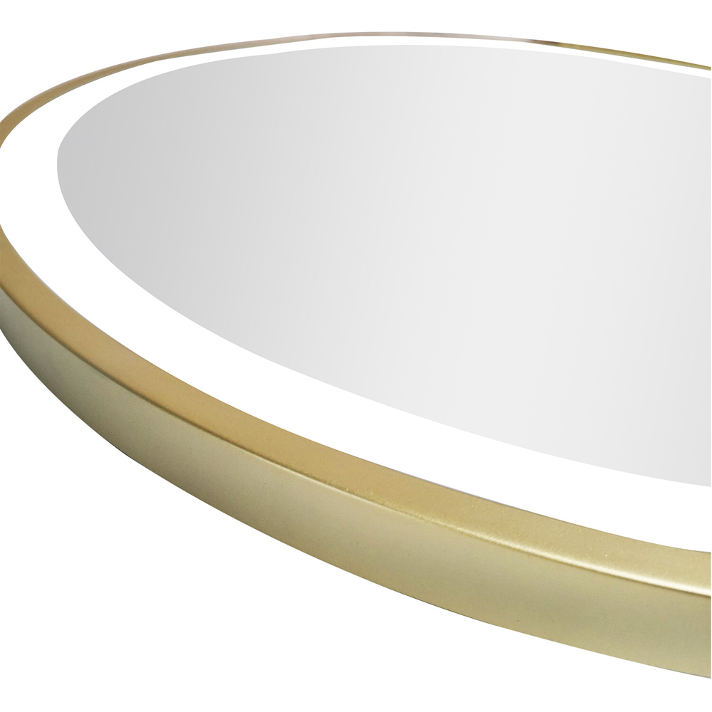 Round Standing Hollywood LED Mirror Image 6