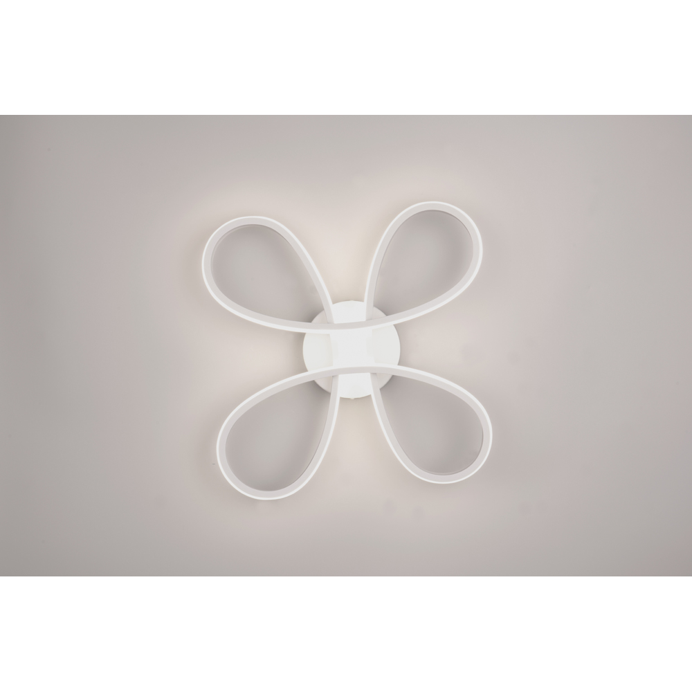 TRIO Fly White Matt Integrated LED Ceiling Light Image 5