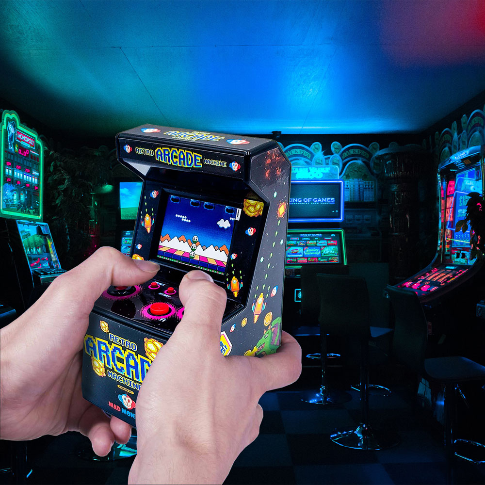 Mad Monkey 8-Bit Retro Mini Arcade Machine with 240 Games Image 8