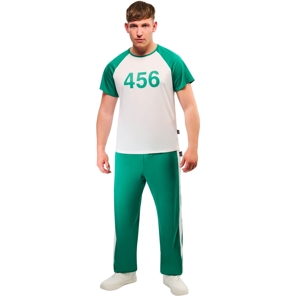 Squid Game Adult Deluxe Player 456 Halloween Costume Large Image 4