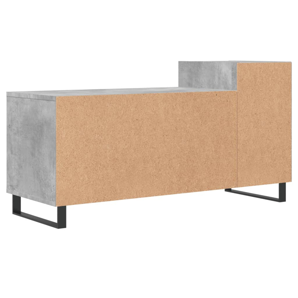 vidaXL 2 Door 3 Shelf Concrete Grey TV Cabinet Image 8