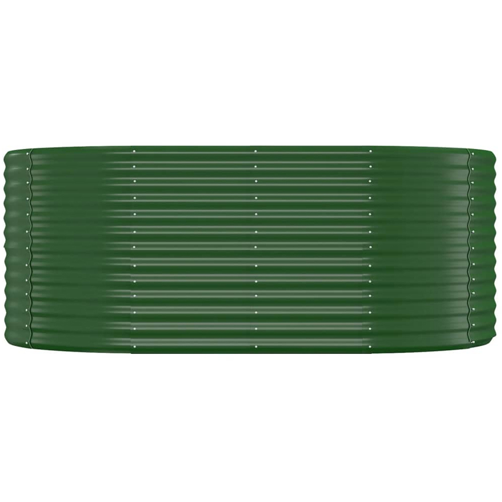 vidaXL Green Galvanised Steel Raised Garden Bed 175 x 100 x 68cm Image 2