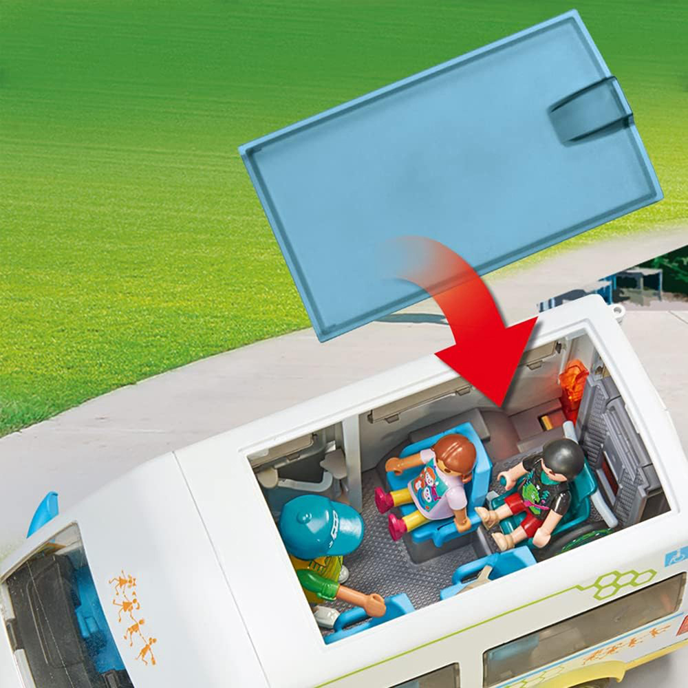 Playmobil School Bus Playset 53 Piece Image 7