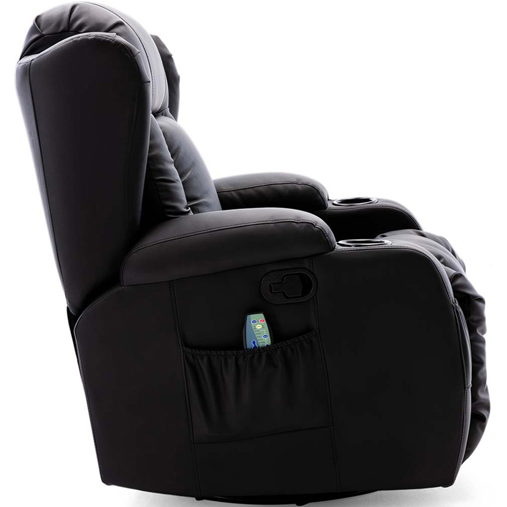 Furniture Online Caesar Black Bonded Leather Recliner Chair Image 5