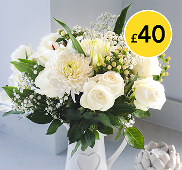 Delicate Whisper White Flowers