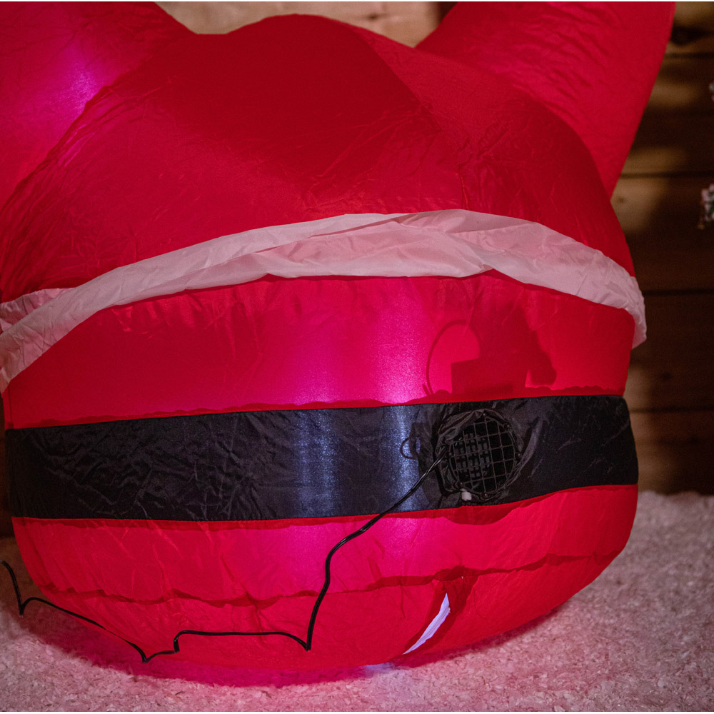 Samuel Alexander Buried Santa Light Up Inflatable Christmas Decoration 4ft Image 2