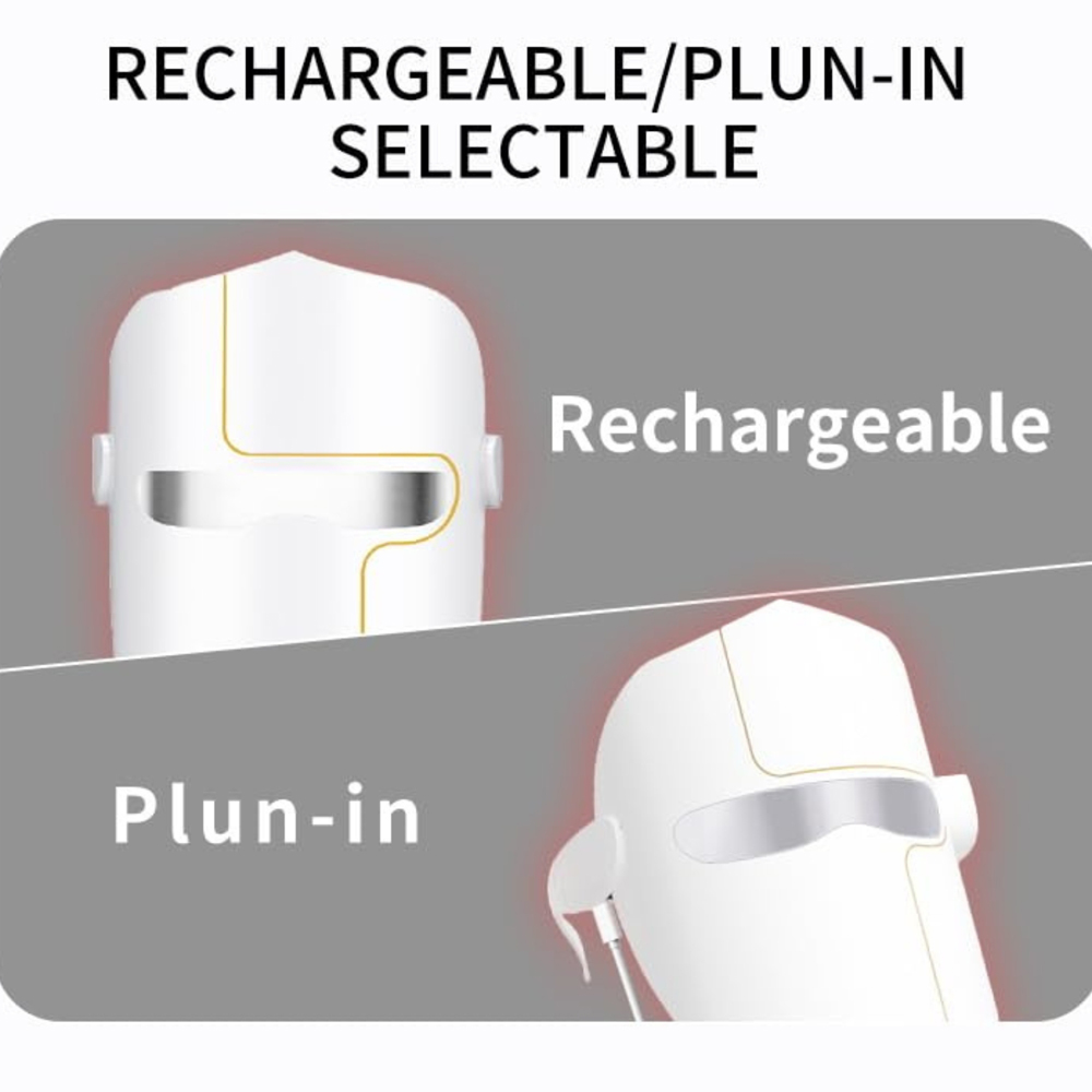 Alivio 7 Colour LED Therapy Beauty Mask with Protective Eye Mask Image 6