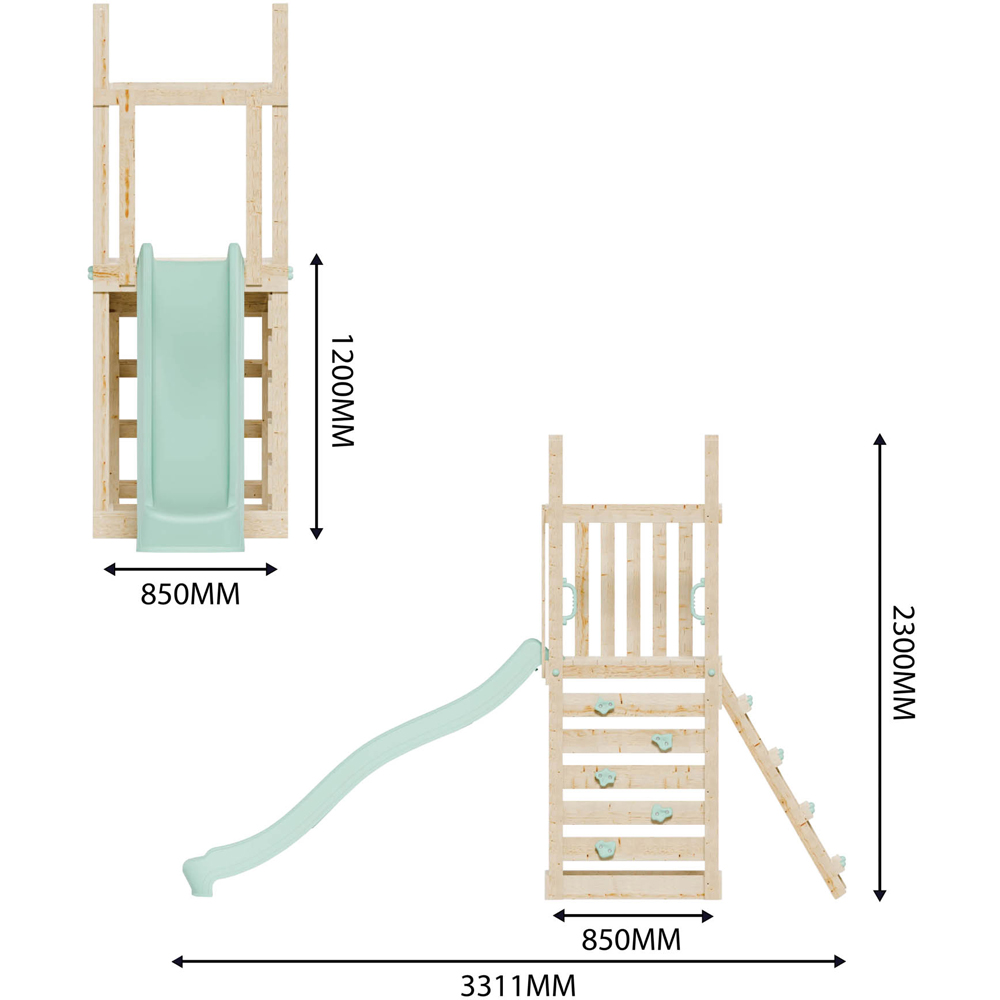 Mercia Mountain Climbing Play Tower with Slide Image 9