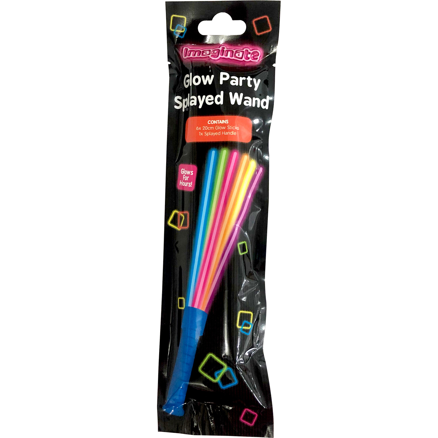 Glow Party Splayed Wand Image