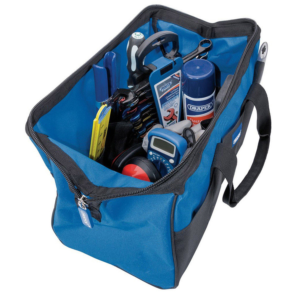 Draper Black and Blue Tool Bag 42cm Image 3