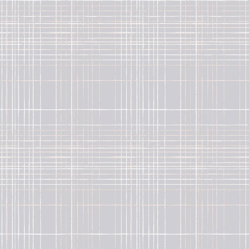 Galerie Deauville 2 Grid Grey and White Wallpaper Image 1
