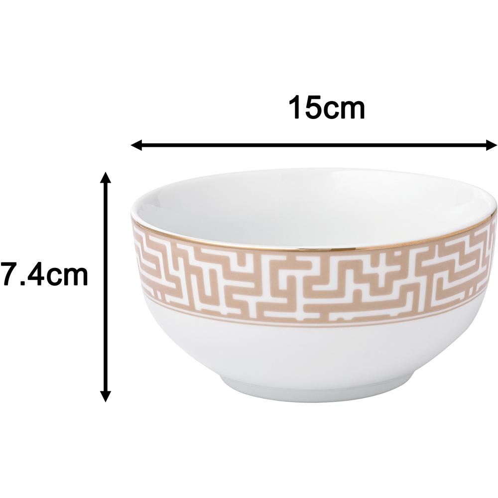 Waterside Mosaic Porcelain 12 Piece Dinner Set Image 6