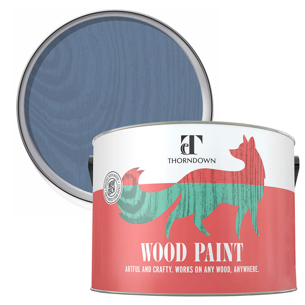 Thorndown Peregrine Blue Satin Wood Paint 2.5L Image 1
