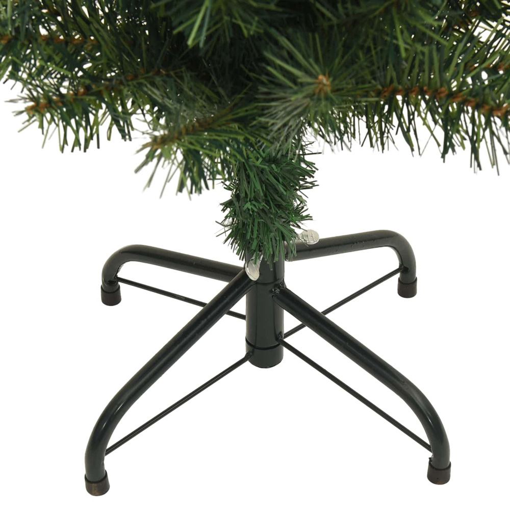 vidaXL Green Artificial Christmas Tree with LEDs 6ft Image 8