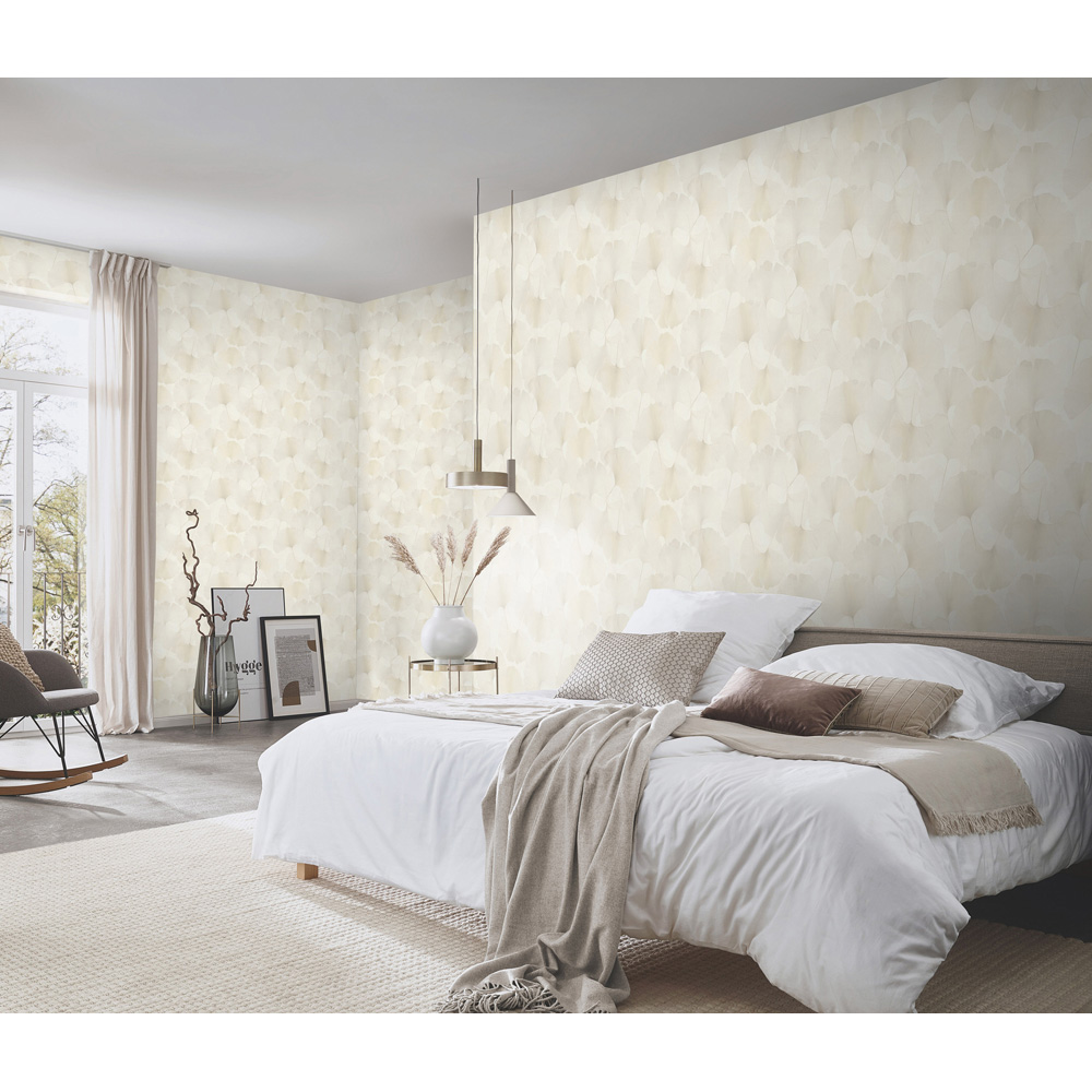 Erismann Elysium Ginko Dream Cream Wallpaper Image 6