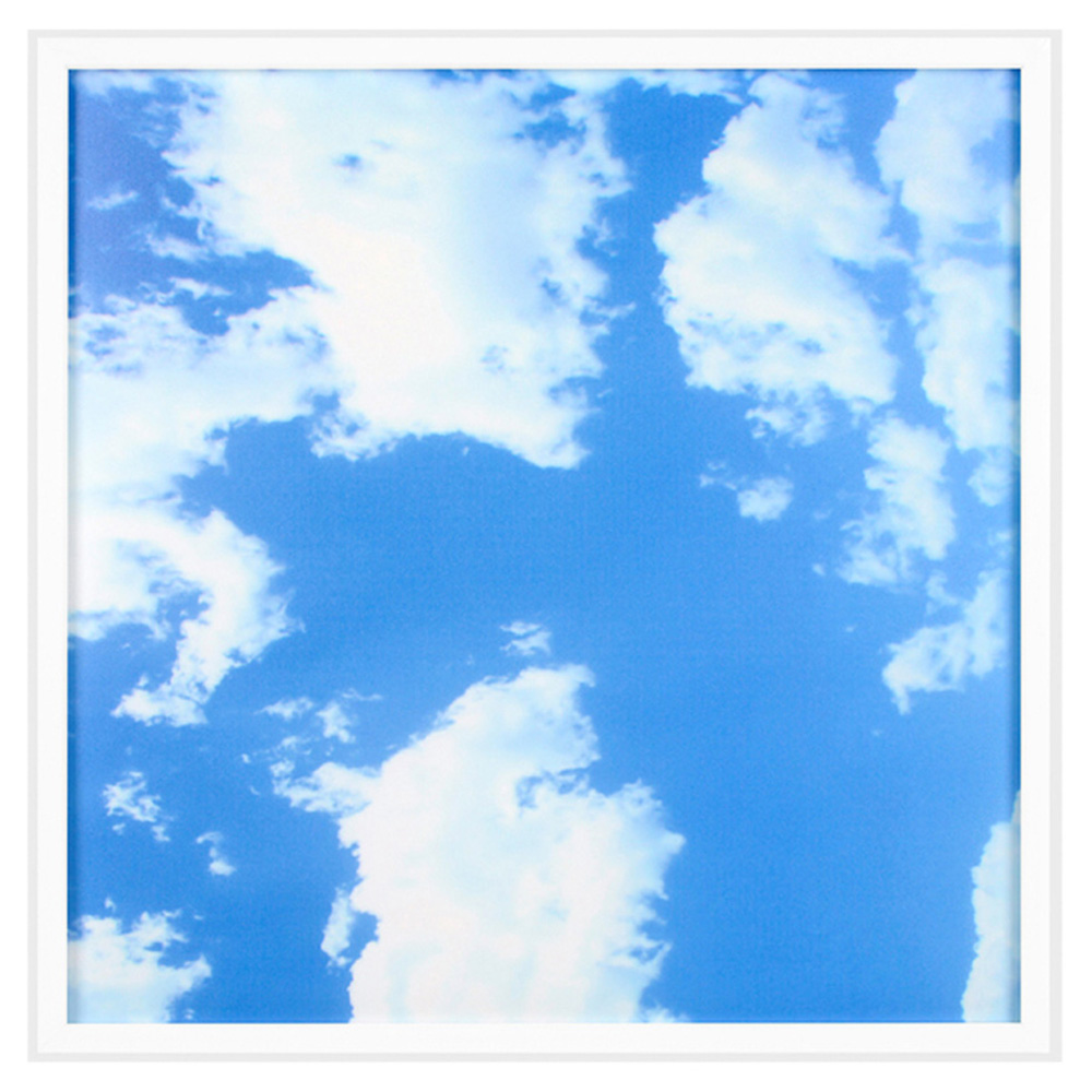 ENER-J Sky Cloud 2D with Frame LED Backlit Ceiling Panel 2 Pack Image 1