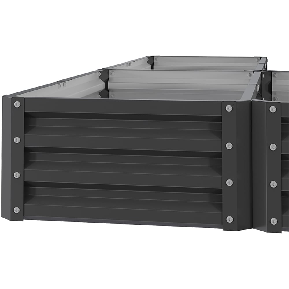 Living and Home Steel U Shaped Raised Garden Bed Image 5
