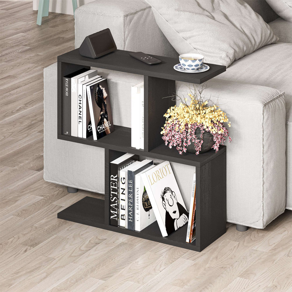 Decortie Homemania Black Wood Side End Table Image 5