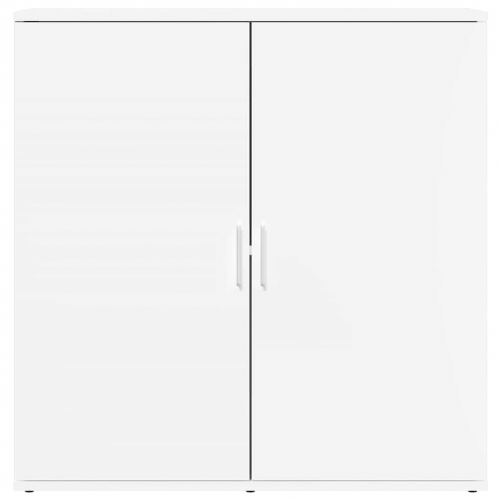 vidaXL 2 Door White Sideboard Set of 2 Image 4