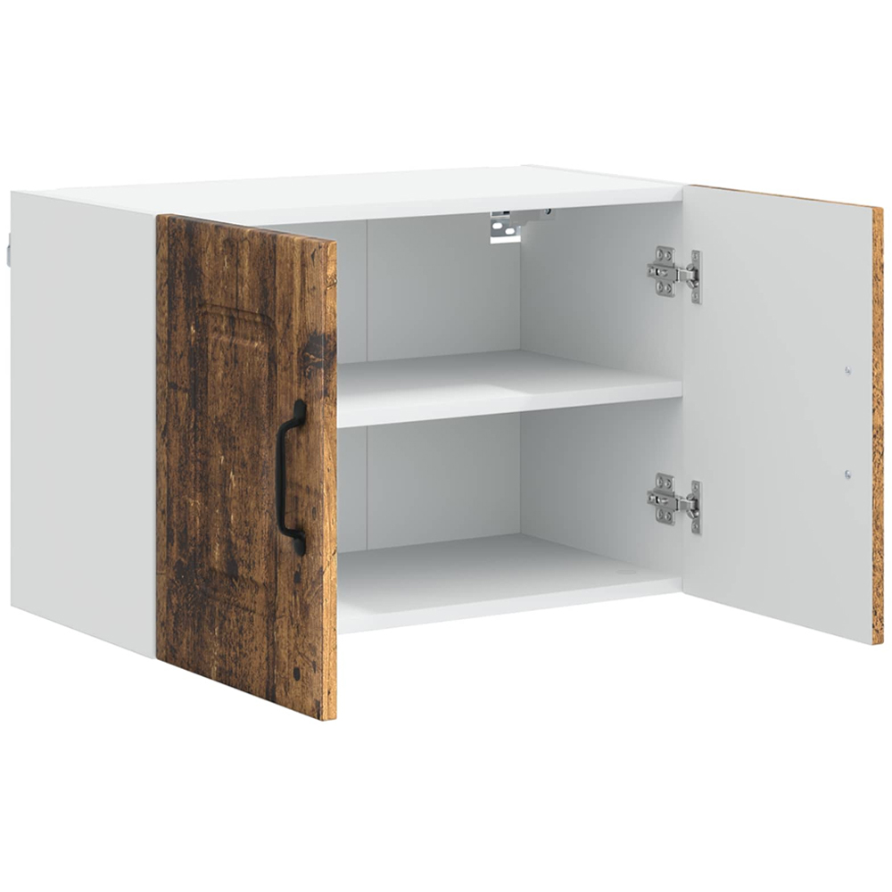 vidaXL Kalmar 2 Door Old Wood Wall Kitchen Cabinet 2 Pack Image 4