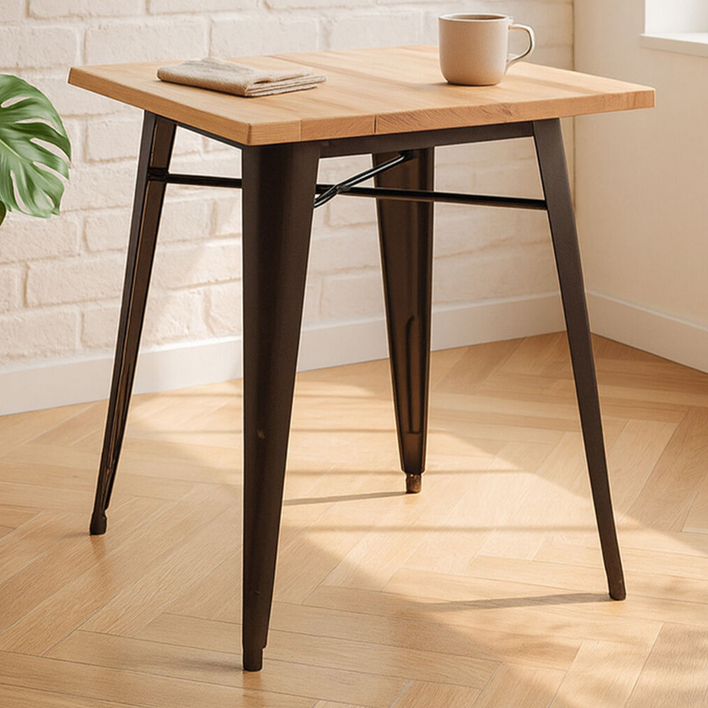 Premier Housewares Aldgate Metal Ash Top Side Table Image 1