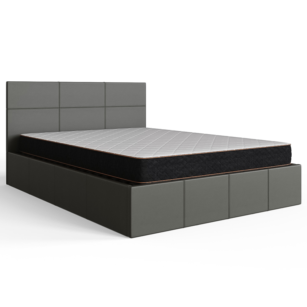 GFW Double Grey Side Lift Ottoman Bed Image 2