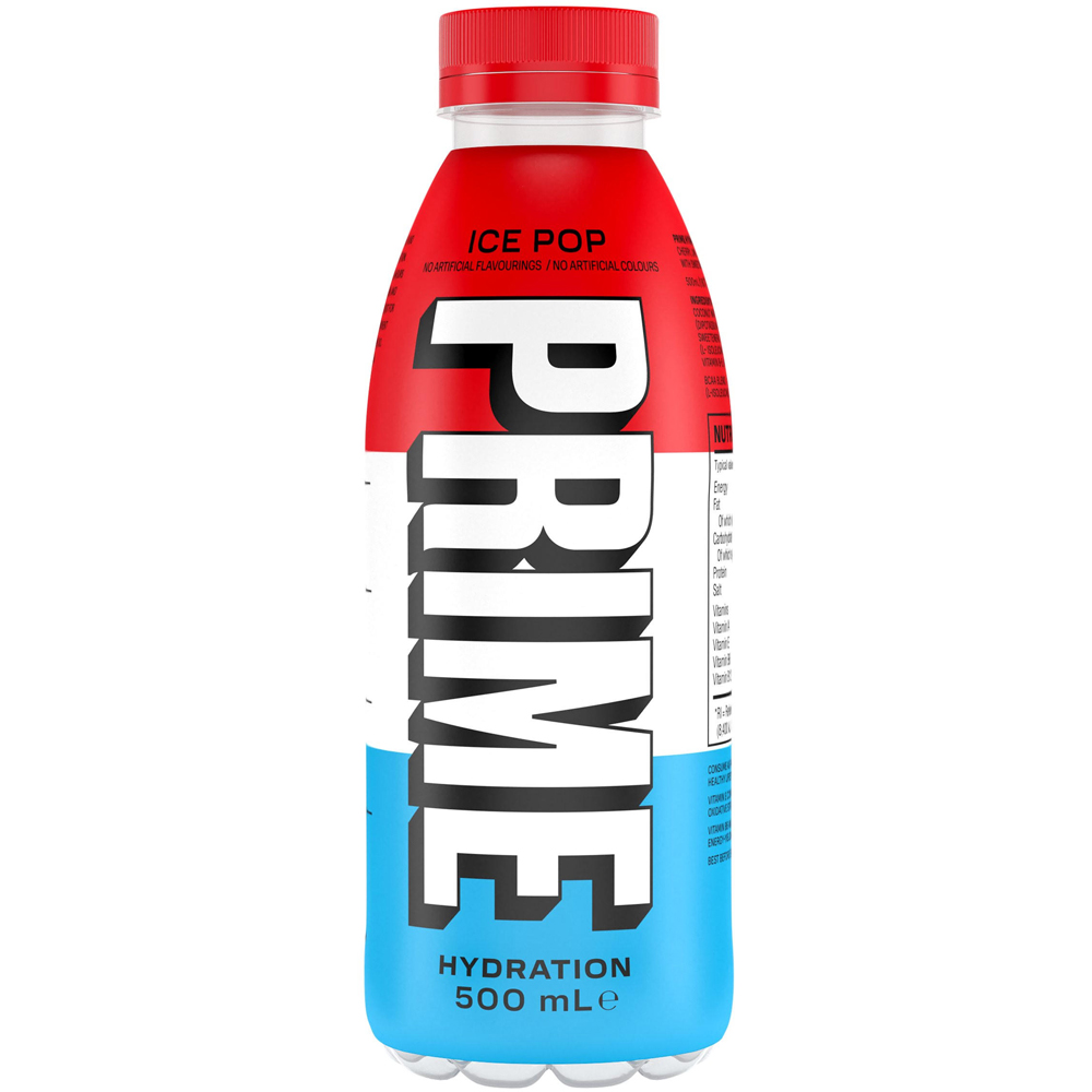 Prime Hydration Ice Pop 500ml Image