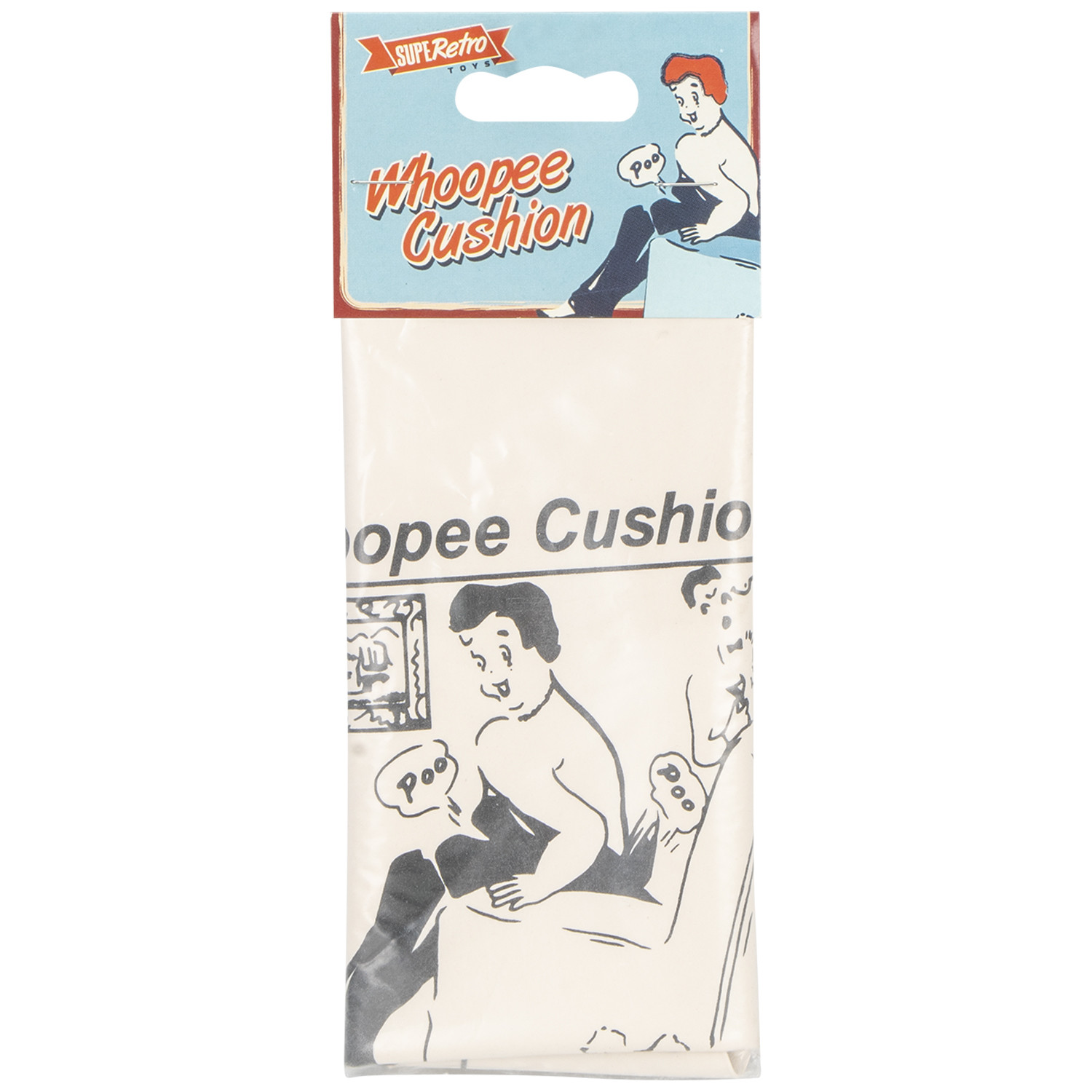 Single Super Retro Whoopee Cushion in Assorted styles Image 1