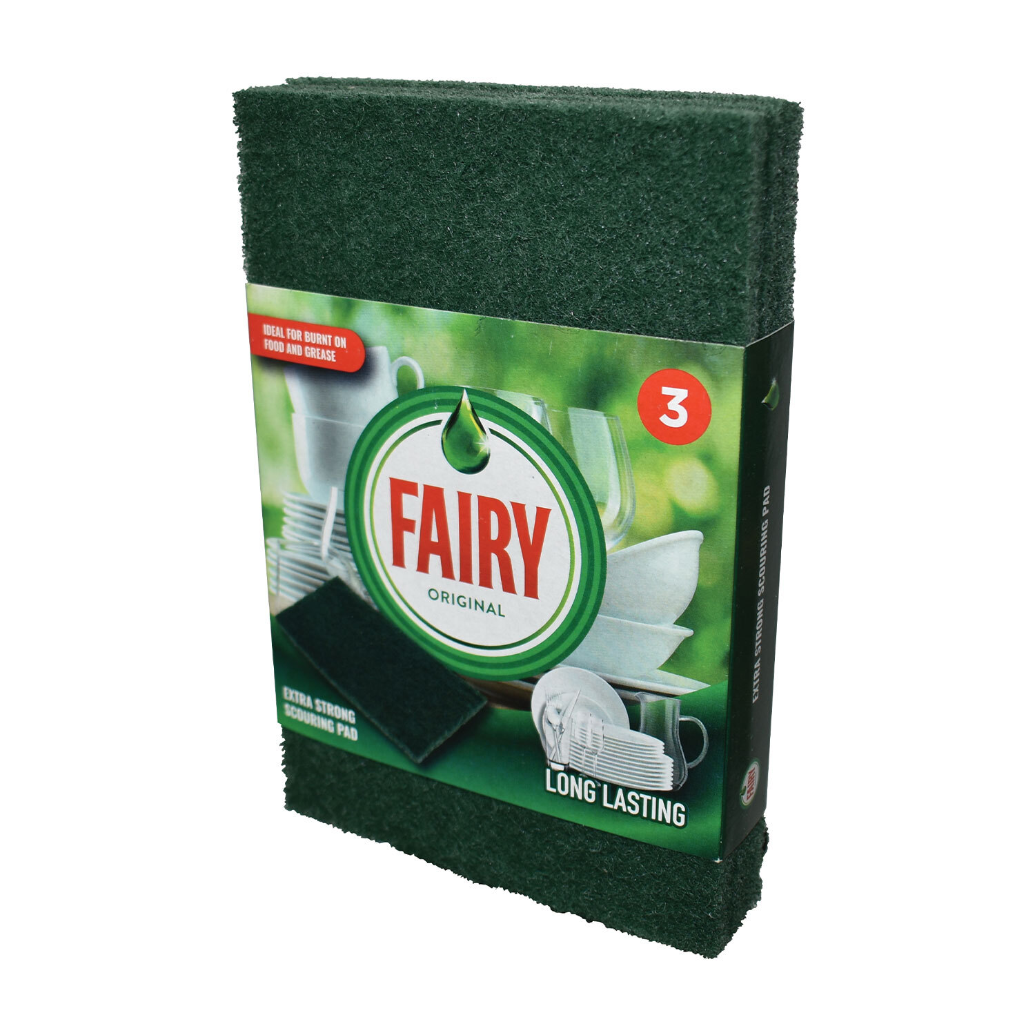 Pack of Three Fairy Extra Strong Scourer Pads Image