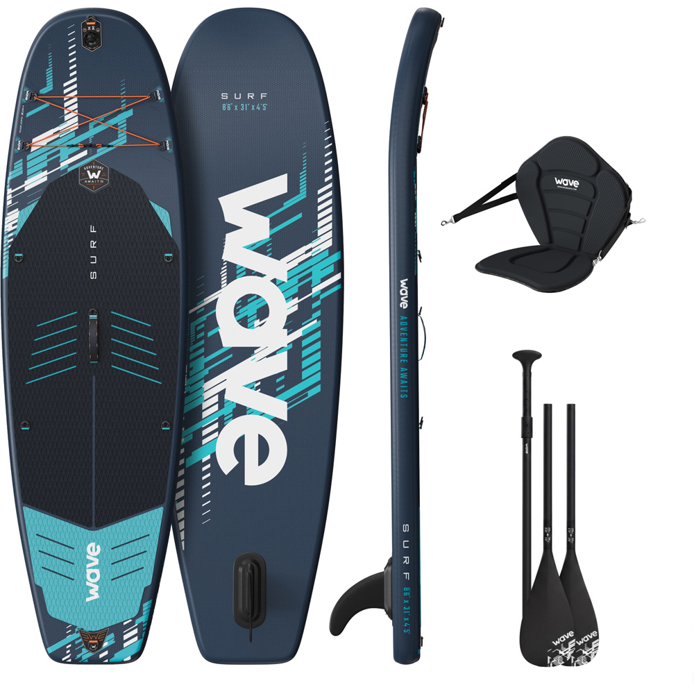 Wave Surf Kids 3.0 8.6ft Navy Inflatable Paddleboard Image 1