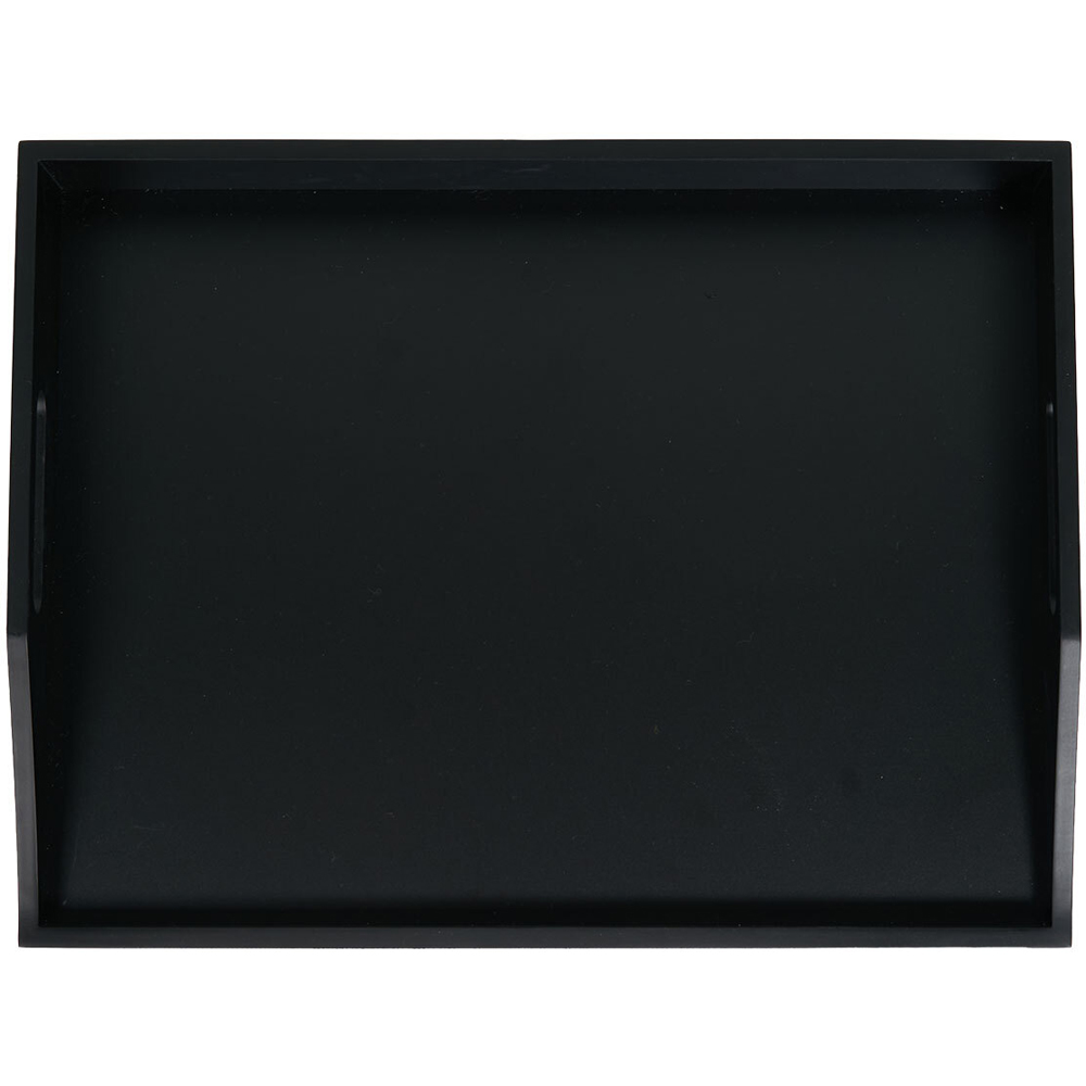 Premium Cushioned Lap Tray with Handles Black Image 2
