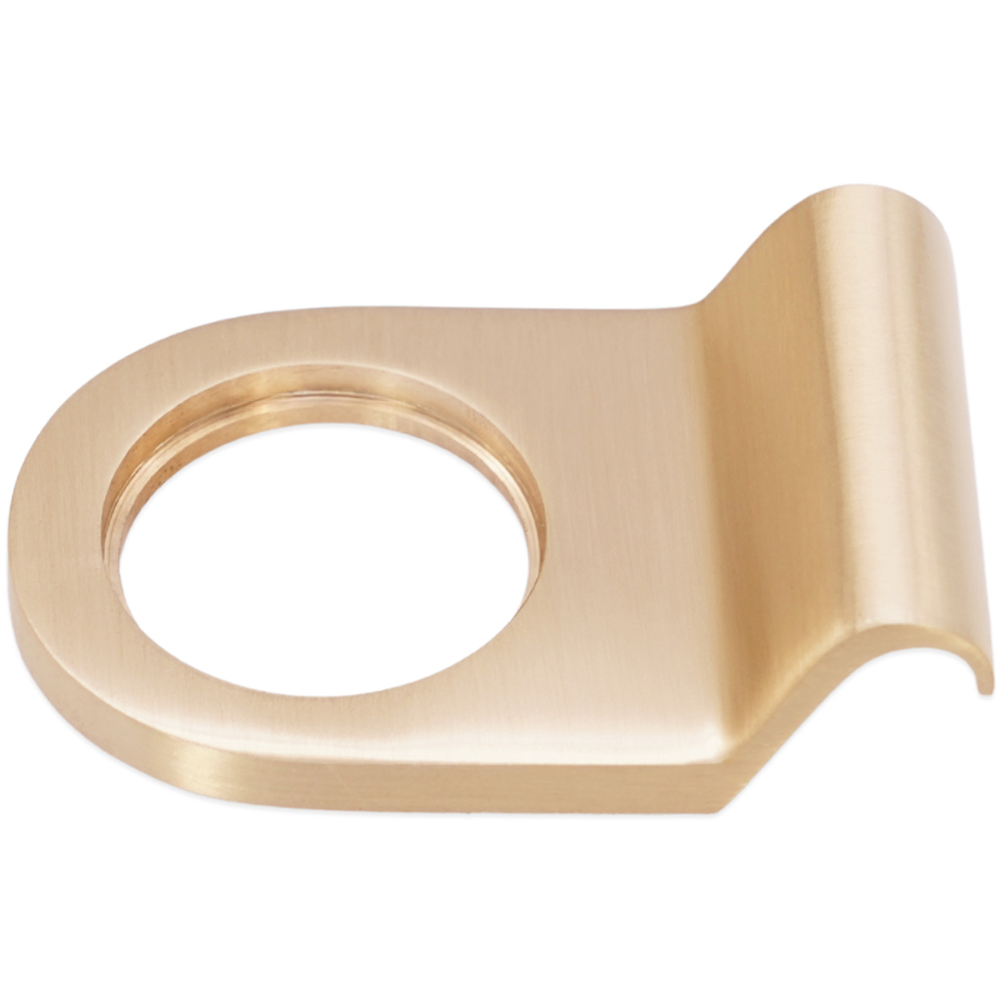 Spira Brass Satin Brass Victorian Cylinder Pull Image 3