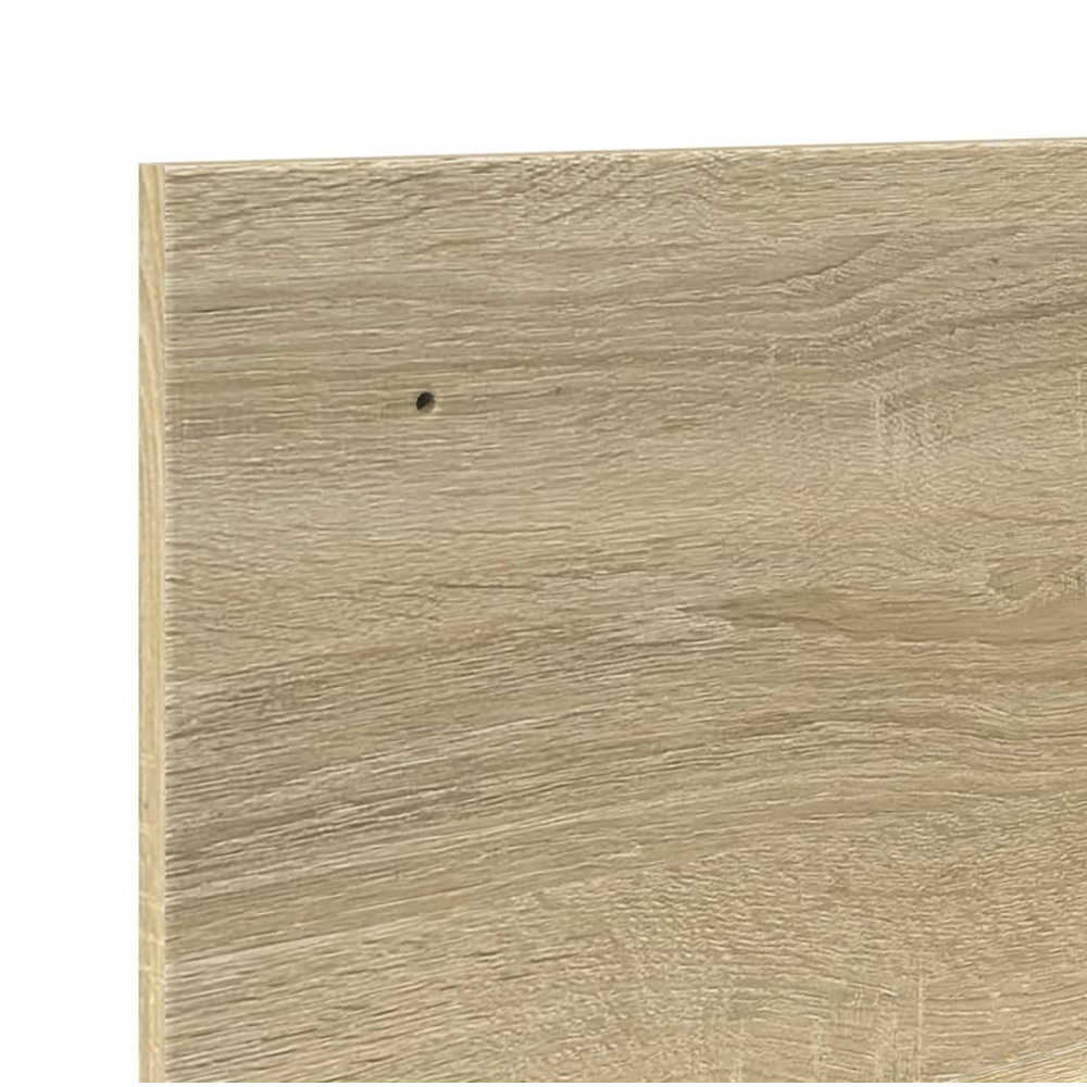 vidaXL 3 Shelf Sonoma Oak Wall Cabinet Image 6