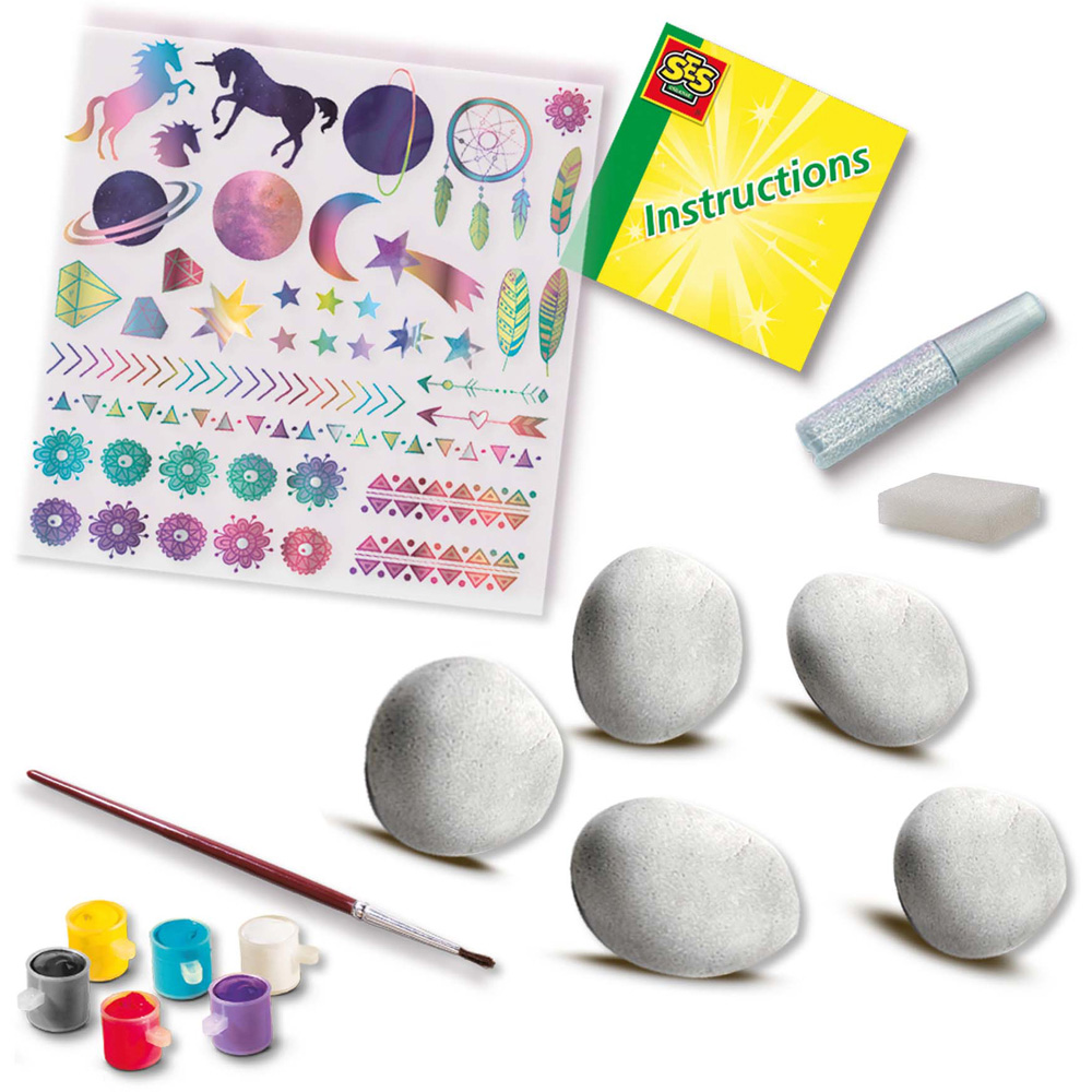 SES Creative Galaxy Stones Painting Kit Image 2