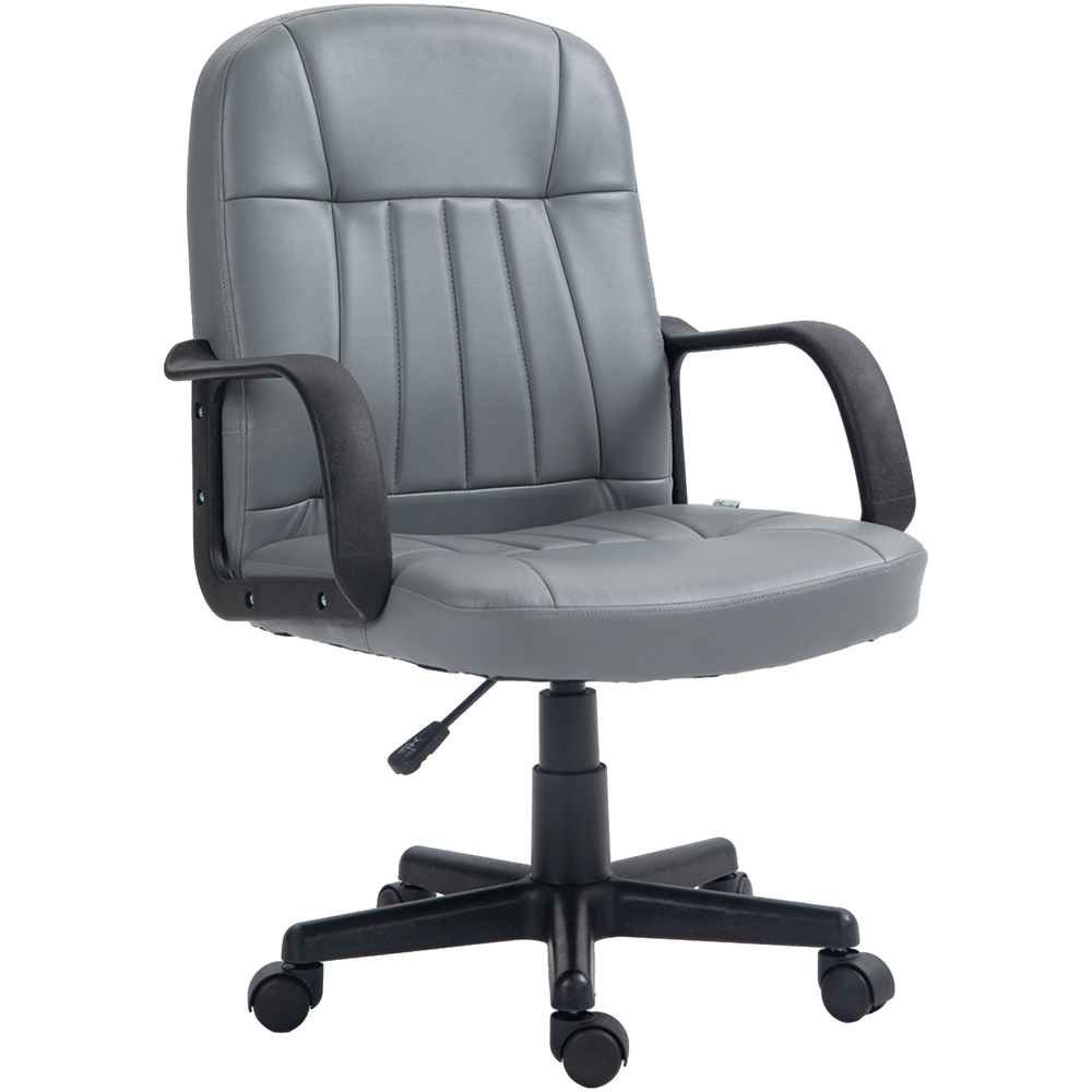 Portland Grey Swivel Office Chair Image 2