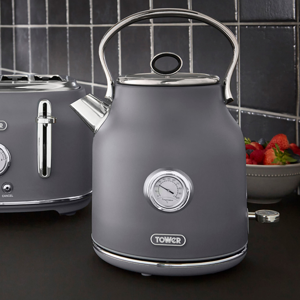Tower T10063GRY Renaissance Grey 1.7L Kettle 3KW Image 6