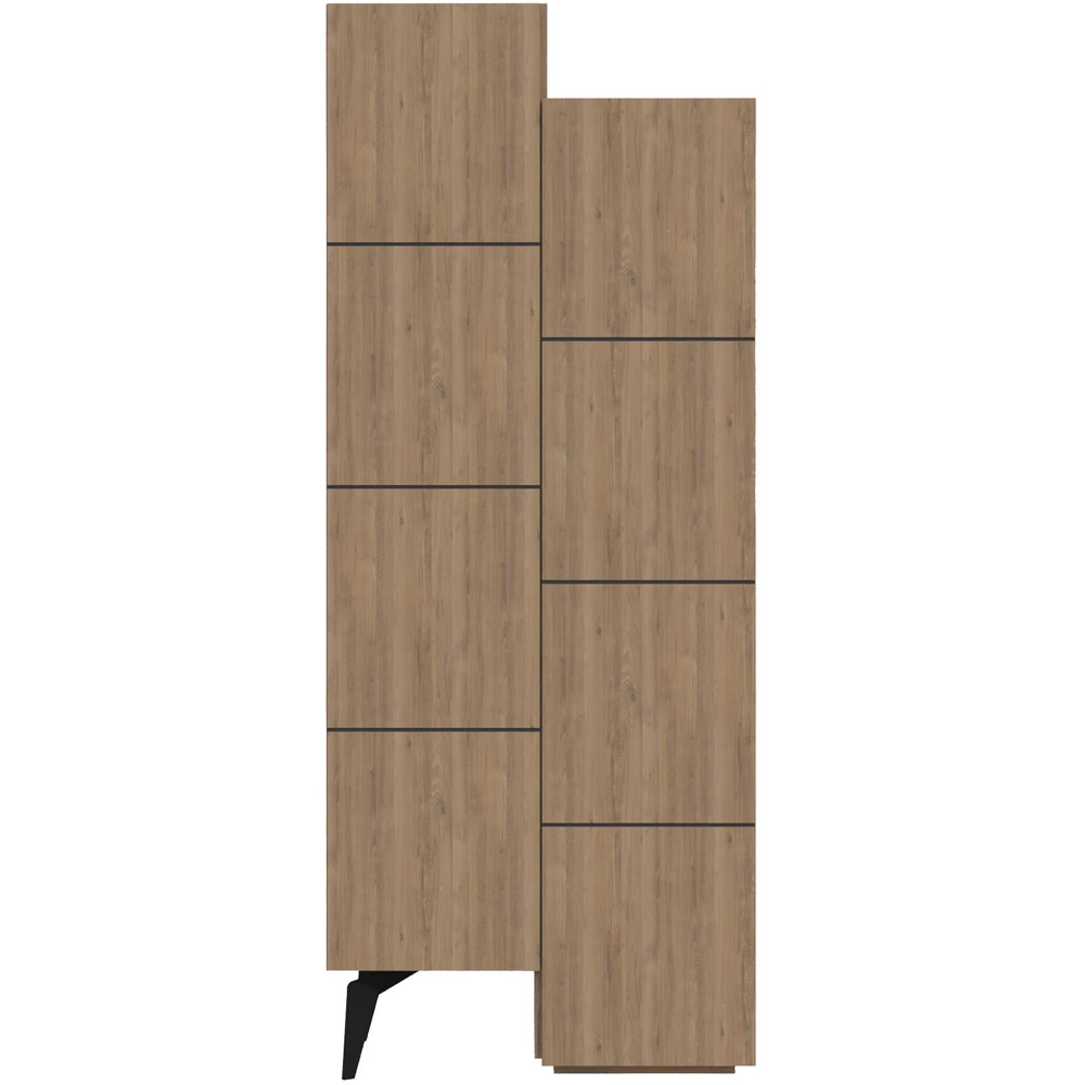 Decortie Stair 2 Door Sapphire Oak Cabinet Image 2