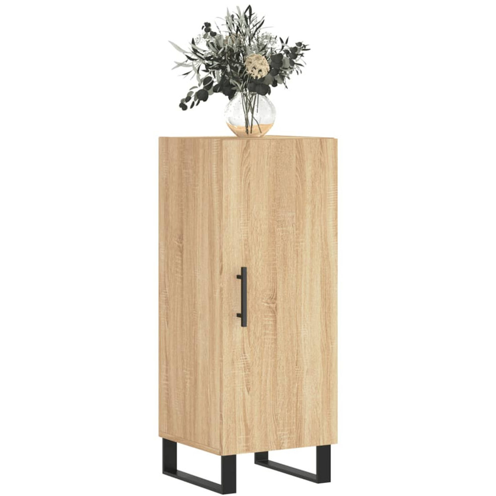 vidaXL Single Door Light Brown Sideboard Image 3