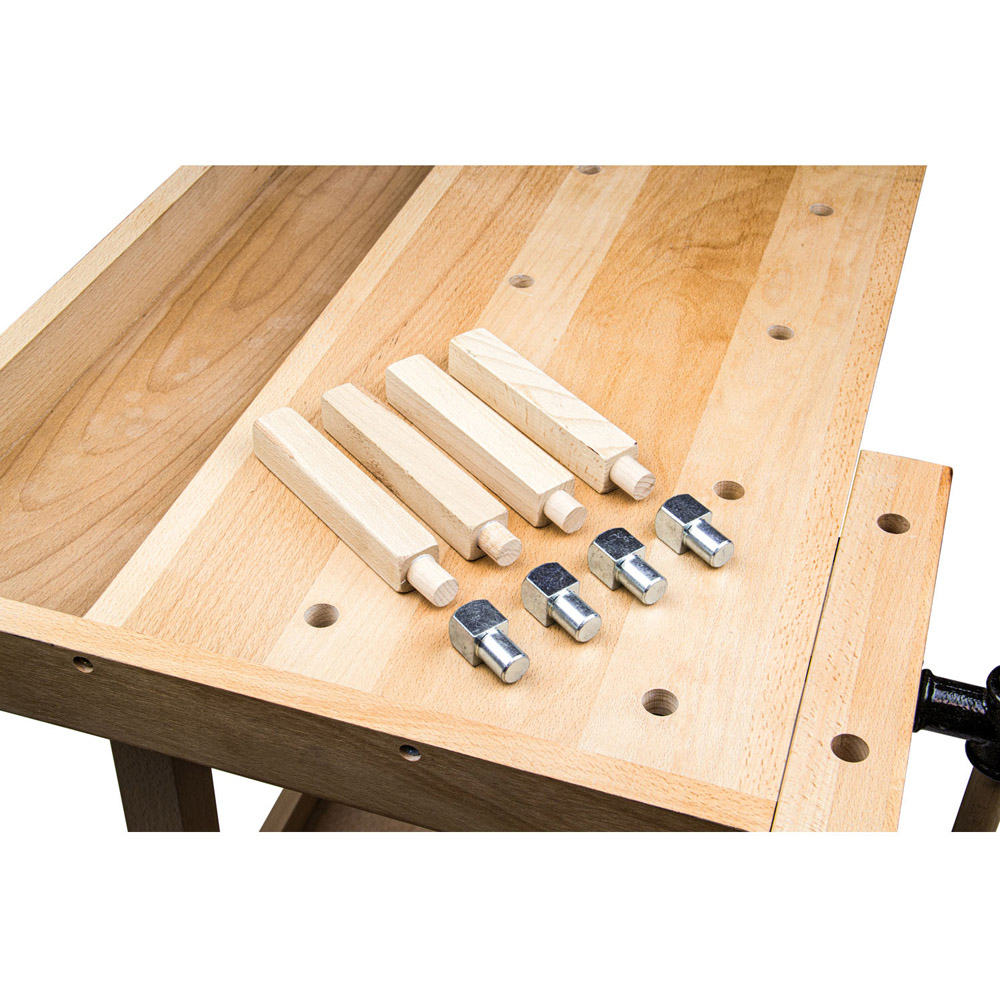 SIP 1443 Wooden Beech Workbench Image 5