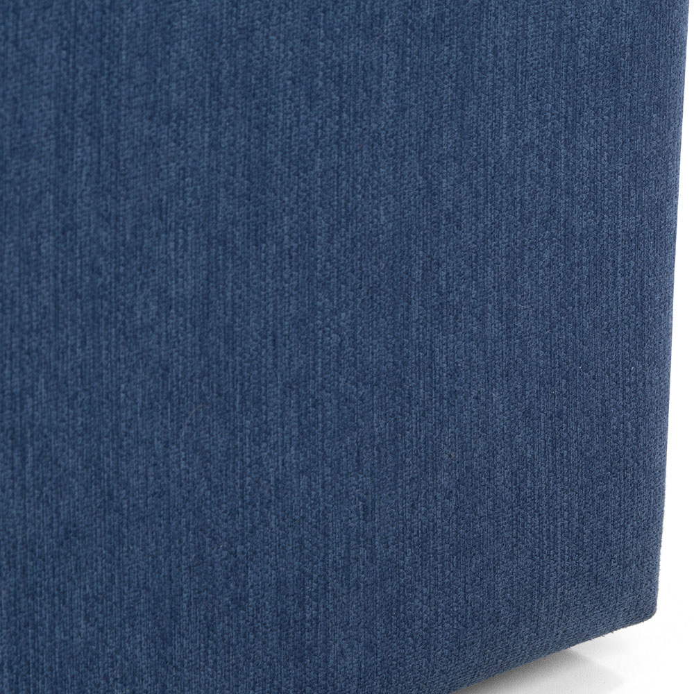 Julian Bowen Sorrento Blue Linen Blanket Box Image 7