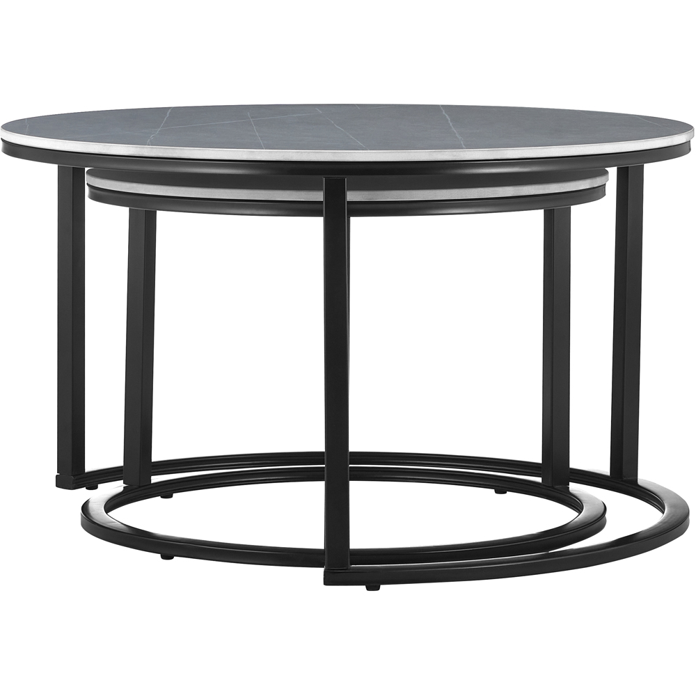 Comfy Living Stone Nest of Tables Set of 2 Image 3