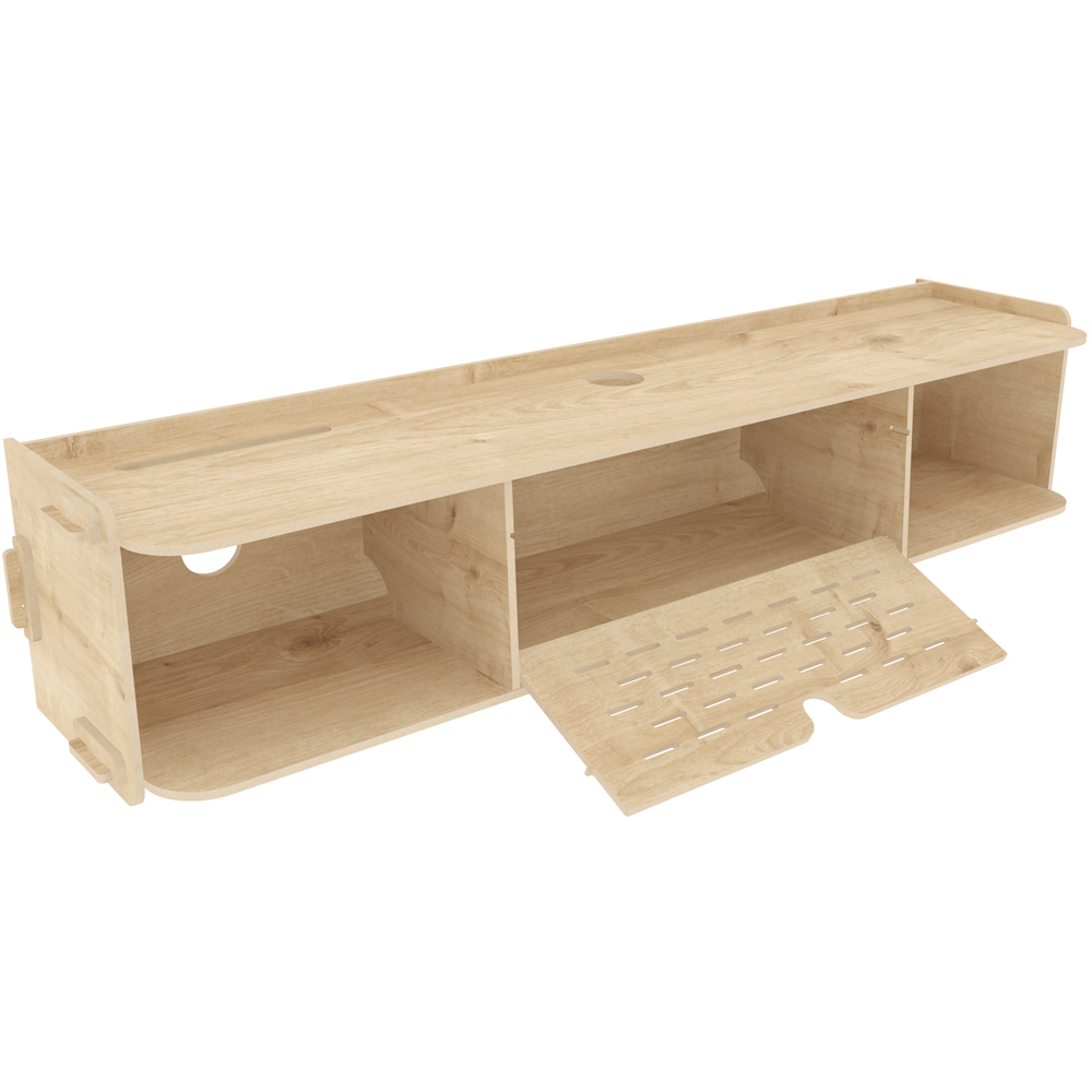 Decorotika Sima Single Door 2 Shelf MDF TV Unit Image 3