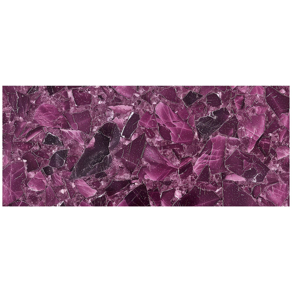 Warren Reed Designer Damson Quartz Effect Bathroom Splashback 25 x 60cm Image 2
