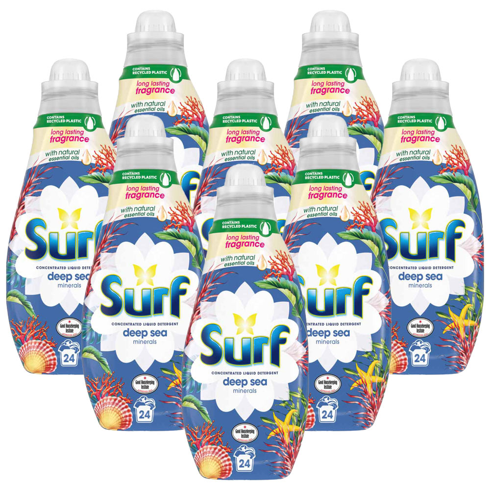 Surf Deep Sea Minerals Concentrated Liquid Laundry Detergent 24 Washes Case of 6 x 648ml Image 1