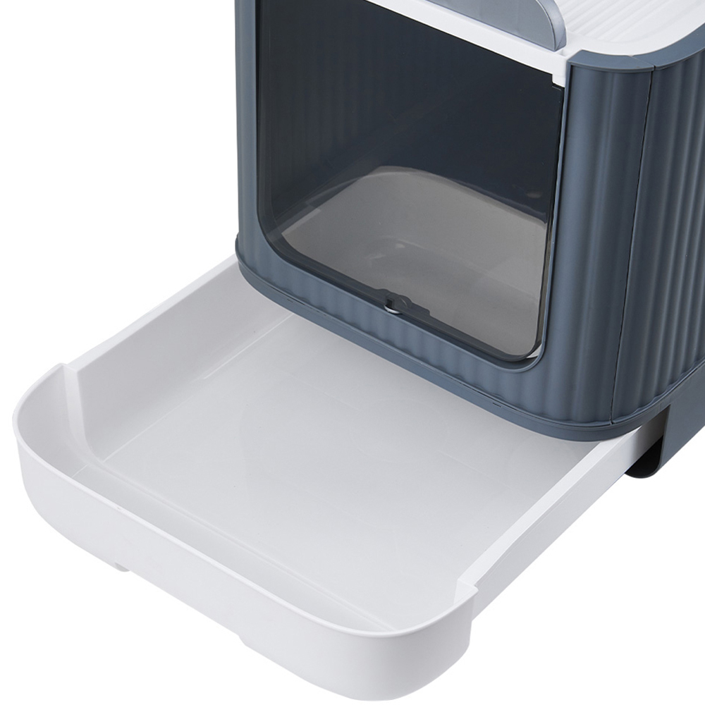 H&O Direct Enclosed Cat Litter Box with UV Sterilizer Lamp 37 x 35 x 45cm Image 5