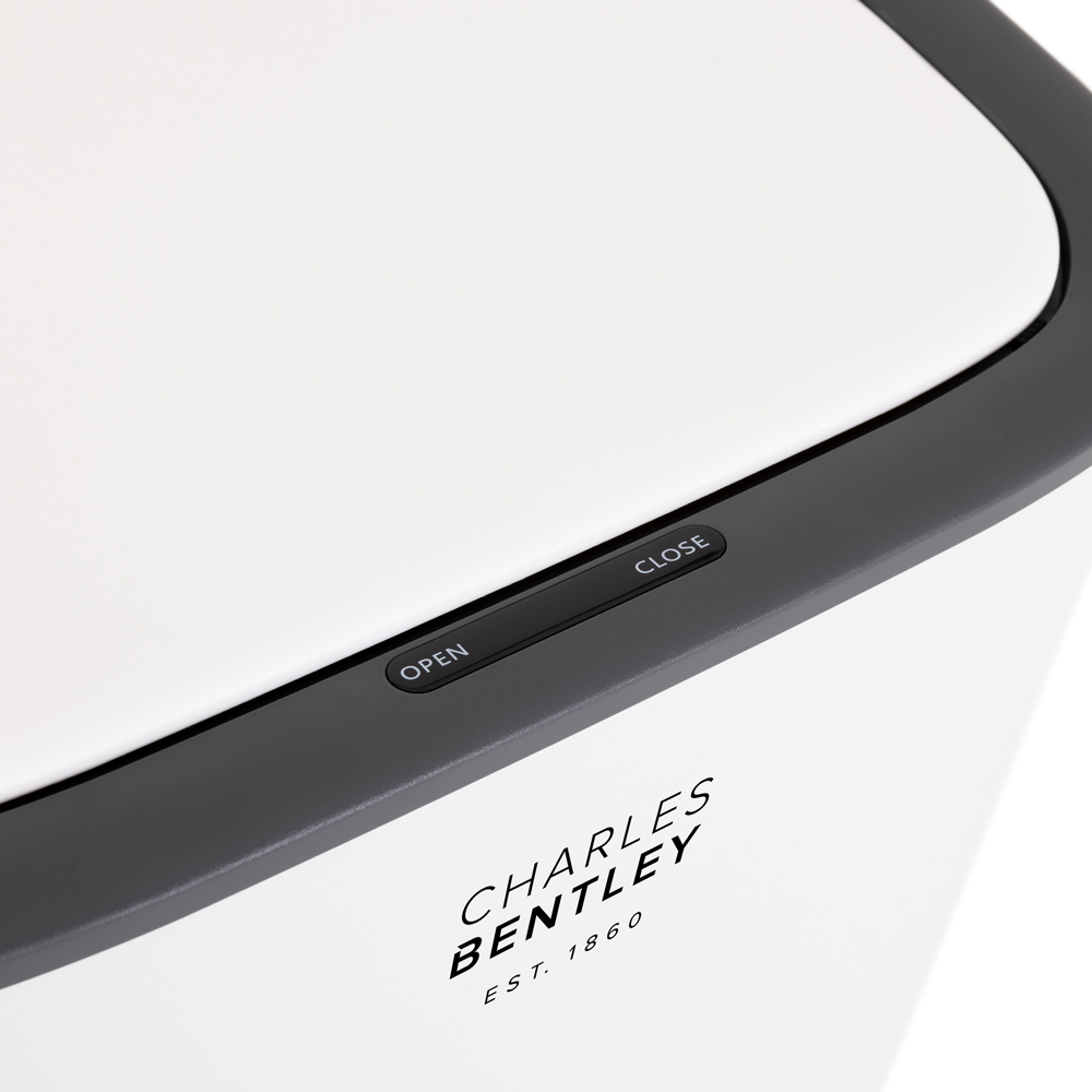 Charles Bentley White Automatic Sensor Bin 55L Image 7