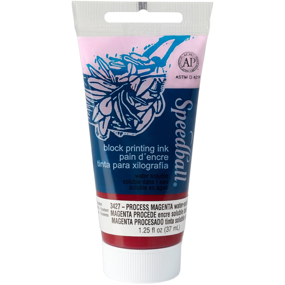 Speedball Process Magenta Water Soluble Block Ink 37ml Image
